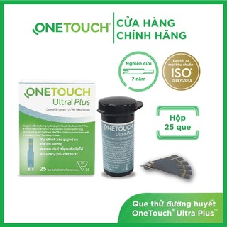 (FOC) Que Thử Đường Huyết OneTouch Ultra Plus B/25