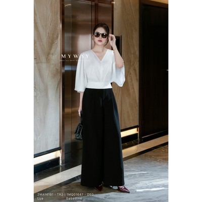 Áo Sơ Mi Trắng Nữ Công Sở MY WAY Tay Loe Rộng Sang Chảnh 2MA14191