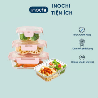   MỚI VỀ  Hộp thuỷ tinh Nikko Pure INOCHI siêu xinh dạng chữ nhật và vuông tiện dụng 