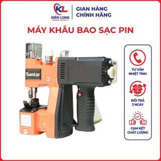 Máy Khâu Bao Sạc Pin SANTA GK9-200BTR – Chính Hãng, Tặng Vỉ Kim & 1 Cuộn Chỉ Phụ Kiện Đi Kèm