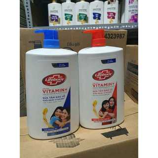  SỮA TẮM Lifebuoy chai 1.1Kg bảo vệ vượt trội chăm sóc da 