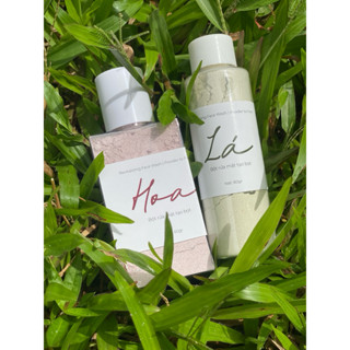   2 IN 1  Bột rửa mặt & tẩy da chết tái sinh làn da LÁ HOA CLEANSING GRAINS 
