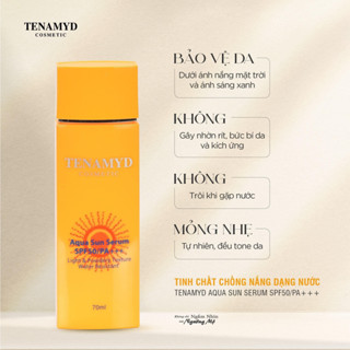  TENAMYD Tinh chất chống nắng Aqua Sun Serum SPF50 PA+++ 70ml nâng tone tự nhiên 