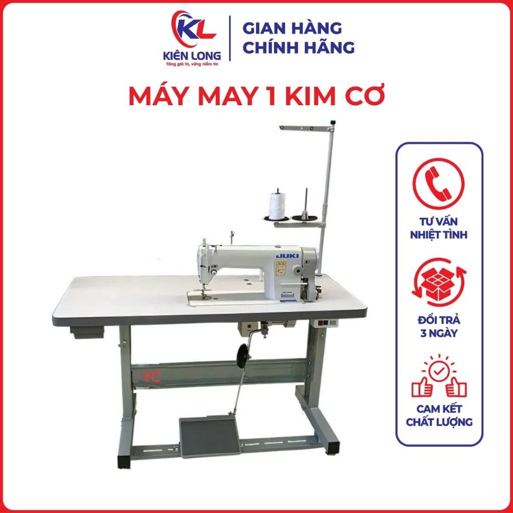  Máy may 1 kim cơ  JUKI Nhật > Máy May 1 kim công nghiệp - Máy may một kim Nhật Chuẩn đã qua sử dụng 80% Bảo hành 12thg 