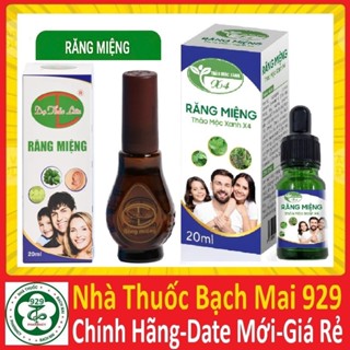[MÃ BACMAIVN GIẢM 160K ĐƠN 0Đ] Tinh Dầu Răng Miệng 5ml/10ml/20ml THẢO MỘC XANH & DẠ THẢO LIÊN