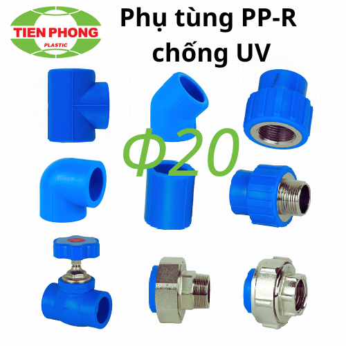 Phụ kiện Ống PPR Φ20 chống UV Tiền Phong