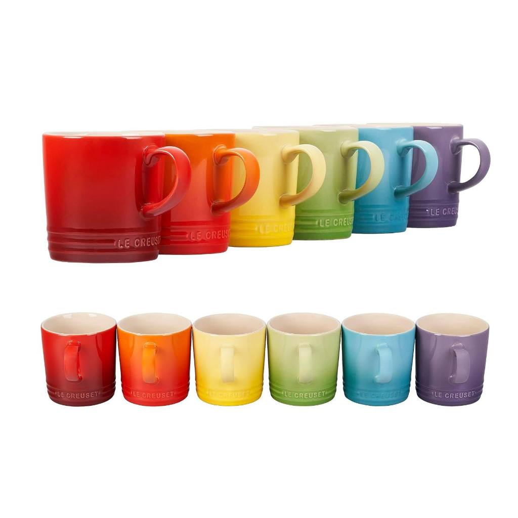 Set 6 cốc Le creuset cầu vồng 350ml