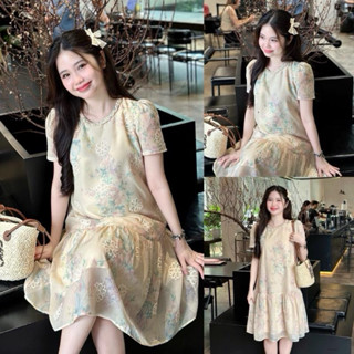  EVERMOM l Đầm bầu Halley cổ tết tiểu thư voan tơ form đuôi cá thanh lịch gọn dáng cho mẹ mang bầu và sau sinh 