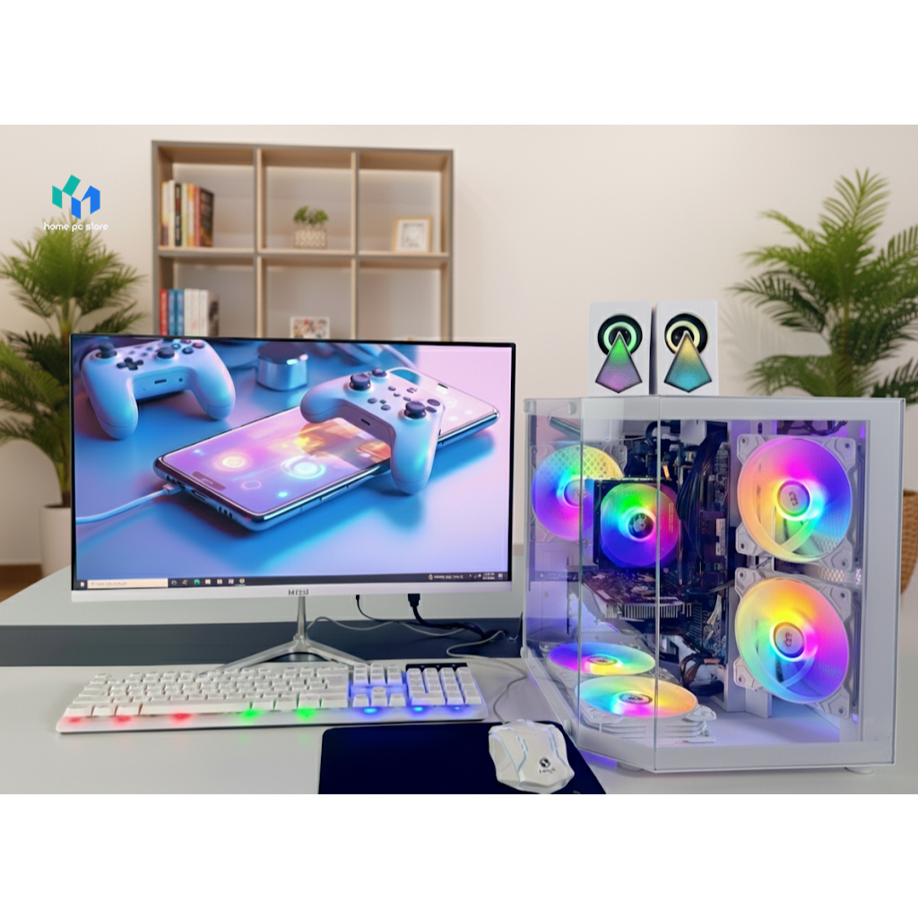 Bộ Máy Tính PC GAMING i5 10400F | Ram 16GB| SSD 512GB| Card 1060 6G| Chơi Mượt GTA 5, PUBG, Game,...