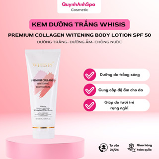 Kem Dưỡng Thể Trắng Da chống nắng nâng tone Body Whisis Whitening Body Lotion quynhanhspa20