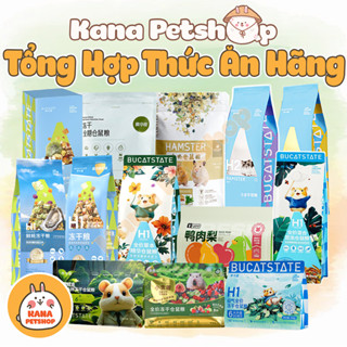 [100G] Dùng Thử Thức Ăn Hãng H1 H2 Bucatstate, Yee, Suiko Trắng, Eco,  GJGJO Cho Hamster