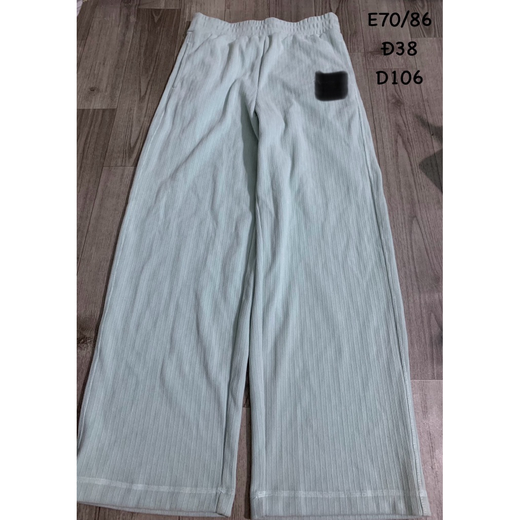 Quần suông màu xanh xinh eo 70/86( xem rõ ảnh nhắn mình nhé)