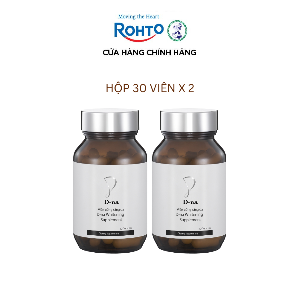 [KOL] Combo 2 x Viên uống sáng da glutathione D-na Whitening Supplement (30 Viên)