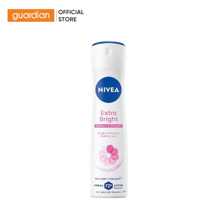 Xịt Ngăn Mùi Nữ Trắng Mịn Mờ Vết Thâm Nivea 150ml