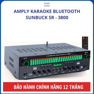 Amply karaoke Sunbuck SR 3800. Amply Bluetooth 5.1  Amply Karaoke Bluetooth Gia Đình, Amply 5.1 Công Suất Đỉnh 1000W, Âm