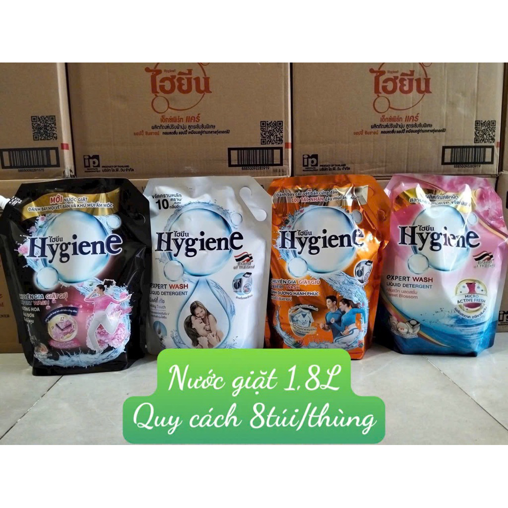Nước giặt đậm đặc Hygiene chính hãng 1800ml