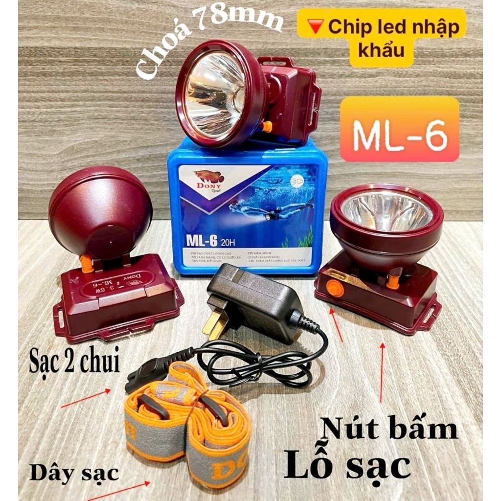 Đèn Pin Đội Đầu DONY ML-6
