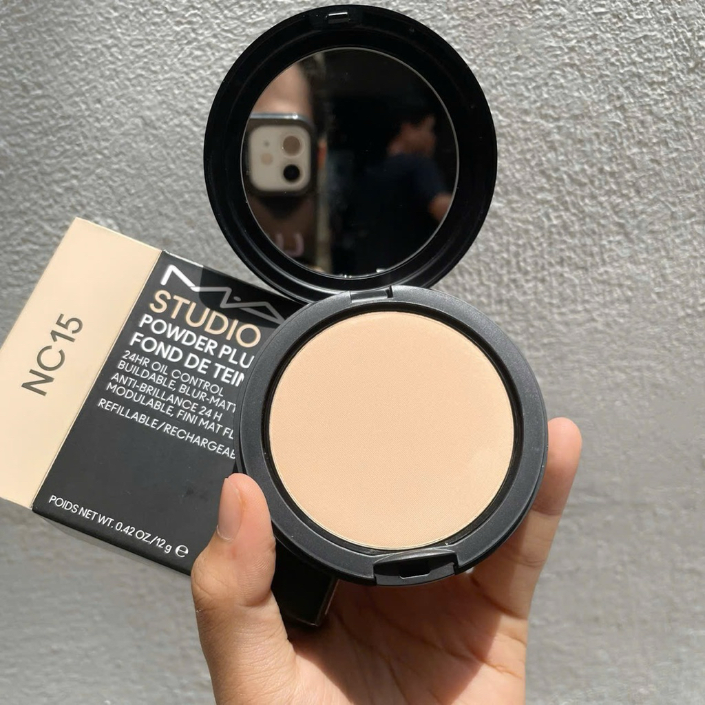 Phấn Nén Siêu Mịn M ÁC Studio Fix NC15 Mẫu Mới Hàng Công Ty