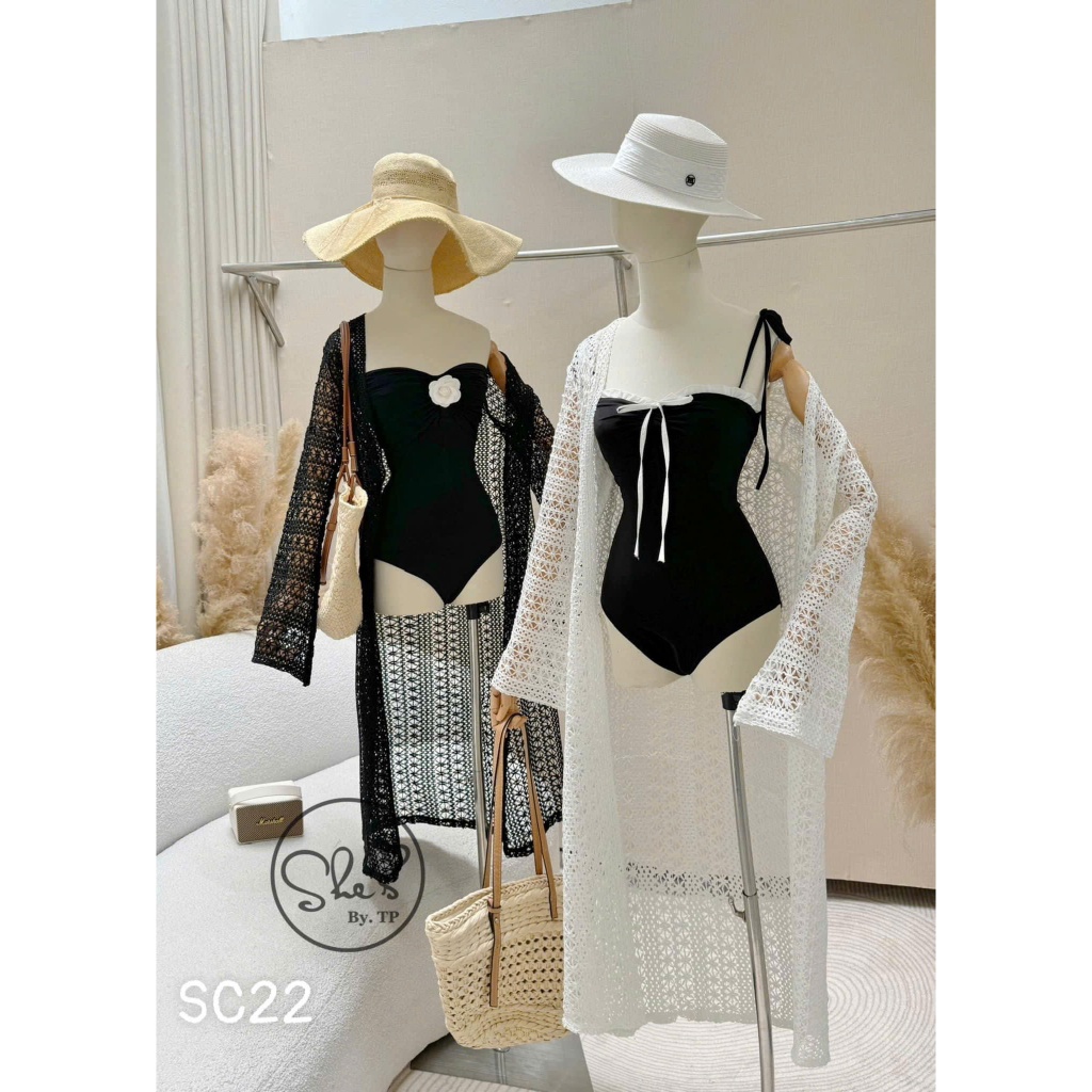 Sét bikini cao cấp kèm áo choàng đẹp