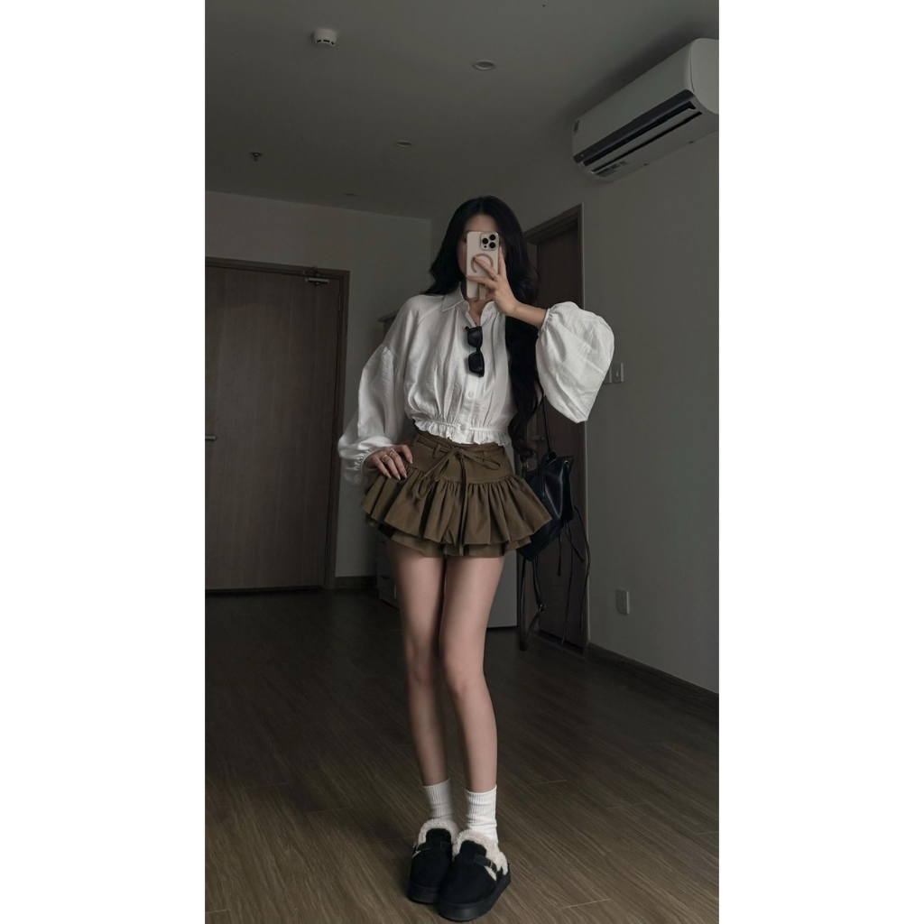 CHÂN VÁY TẦNG Y2K HACK DÁNG TRENDY CHÂN VÁY THÔ XẾP TẦNG BỒNG XÒE - DÀNH CHO NỮ | BigBuy360 - bigbuy360.vn