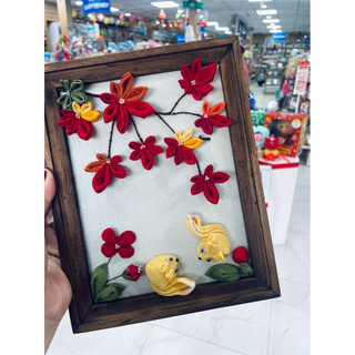 Vải Nhật Bản Chirimen 25x30cm