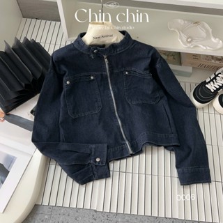 áo khoác jean nữ,áo khoác bò nữ MẪU MỚI RA MẮT bò dáng lửng cổ tàu kéo khóa hàng Cao Cấp xe18