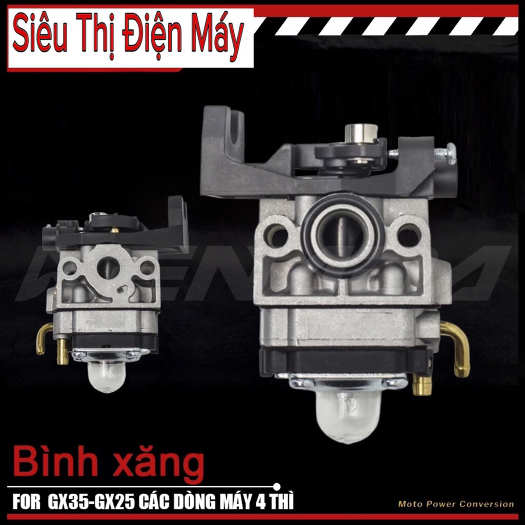 "BÌNH XĂNG CON CHẾ HOÀ KHÍ MÁY CẮT CỎ GX35-GX25 CÁC DÒNG MÁY 4 THÌ "