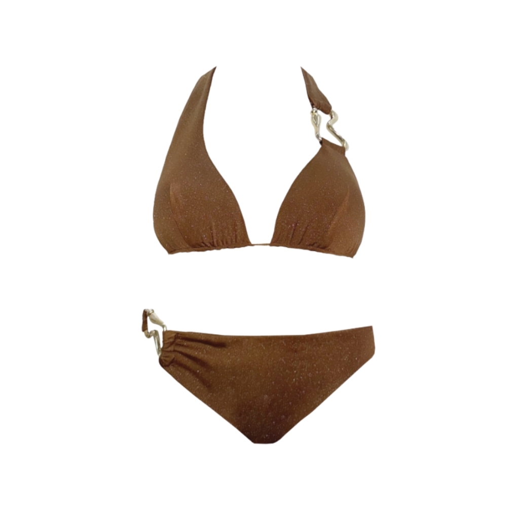 ĐỒ BƠI SEXY - ĐỒ BƠI 2 MẢNH KIM SA ẨN B146 - MÀU NÂU