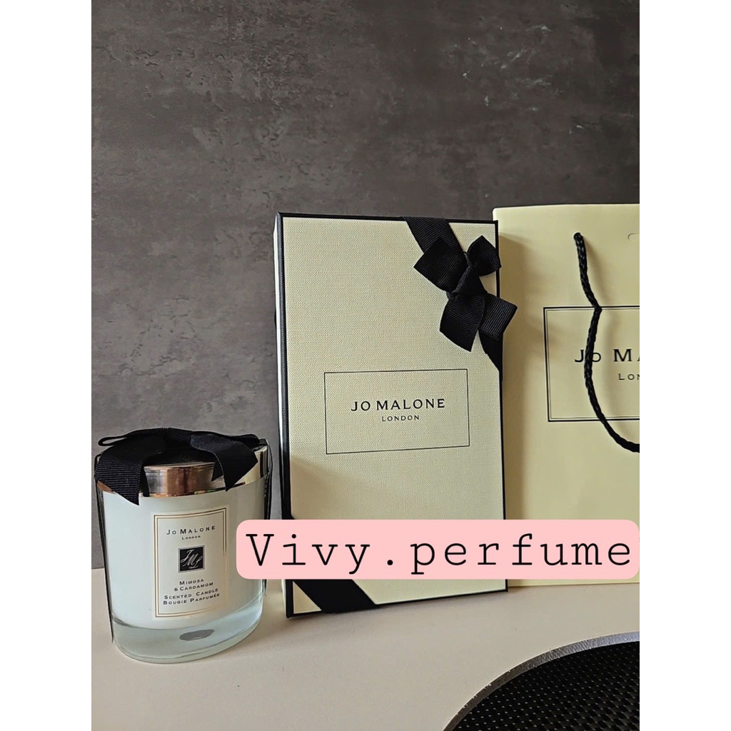Nến thơm Jooomalonee mimosa & cardamon kèm túi giấy