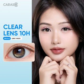 Kính áp tròng khoá ẩm 1 Ngày trong suốt CARASE, Lens cận CLEAR Biomedics - DIA 14.2mm (1 bên mắt)
