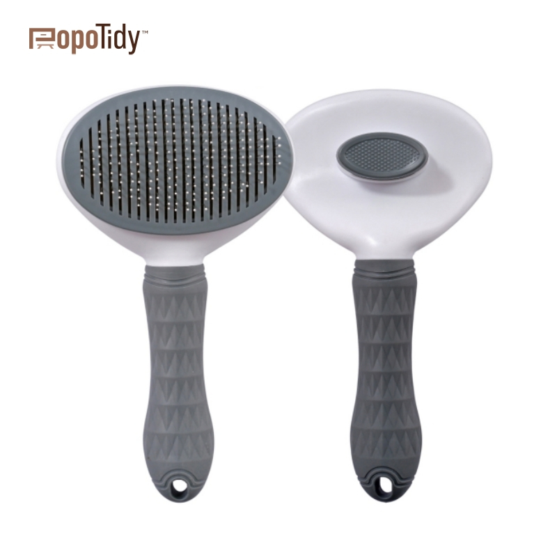 Popotidy Bàn chải loại bỏ lông thú cưng tĩnh điện lược chải lông hai mặt cho chó và mèo loại bỏ lông mèo