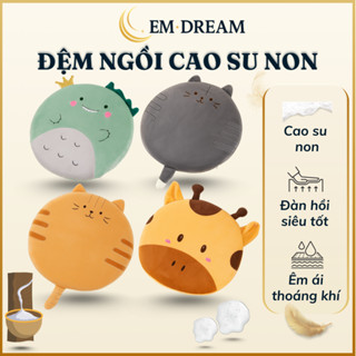  Đệm Ngồi Cao Su Non Văn Phòng EmDream Nệm Ngồi Bệt Dày Đệm Ghế Lót Ghế Văn Phòng Nệm Lót Ghế Ngồi Êm Giảm Đau Mông Lưng 