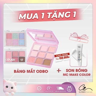 Bảng Mắt ODBO 9 Ô - OD2024 Sweet Munch Eyeshadow Palette Puppy Day_Kitten Day - Thái Lan