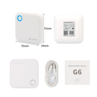 Bộ trung tâm TTLock Gateway G6 Matter & G2, Hỗ trợ mở khoá từ xa, kết nối app qua Wifi