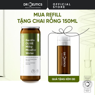  DRCEUTICS  Kèm Quà Tặng  REFILL TẨY TRANG OLIVE – DẠNG SỮA | TIẾT KIỆM – DỊU NHẸ PHÙ HỢP MỌI LOẠI DA  480ml  