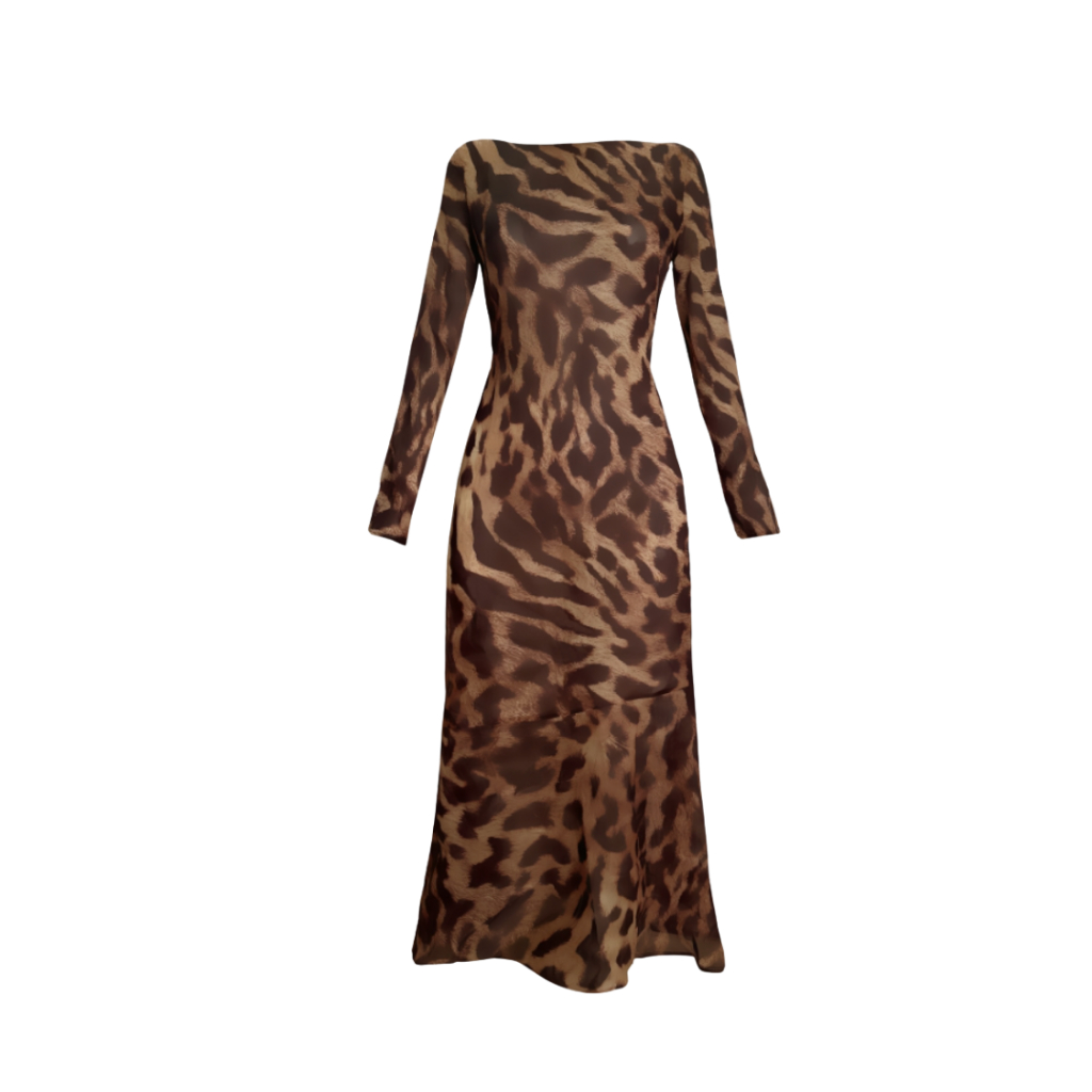 SEXYM - Váy Voan Da Báo Mặc Ngoài Đồ Bơi- Wild Illusion - Màu Da Báo - V37