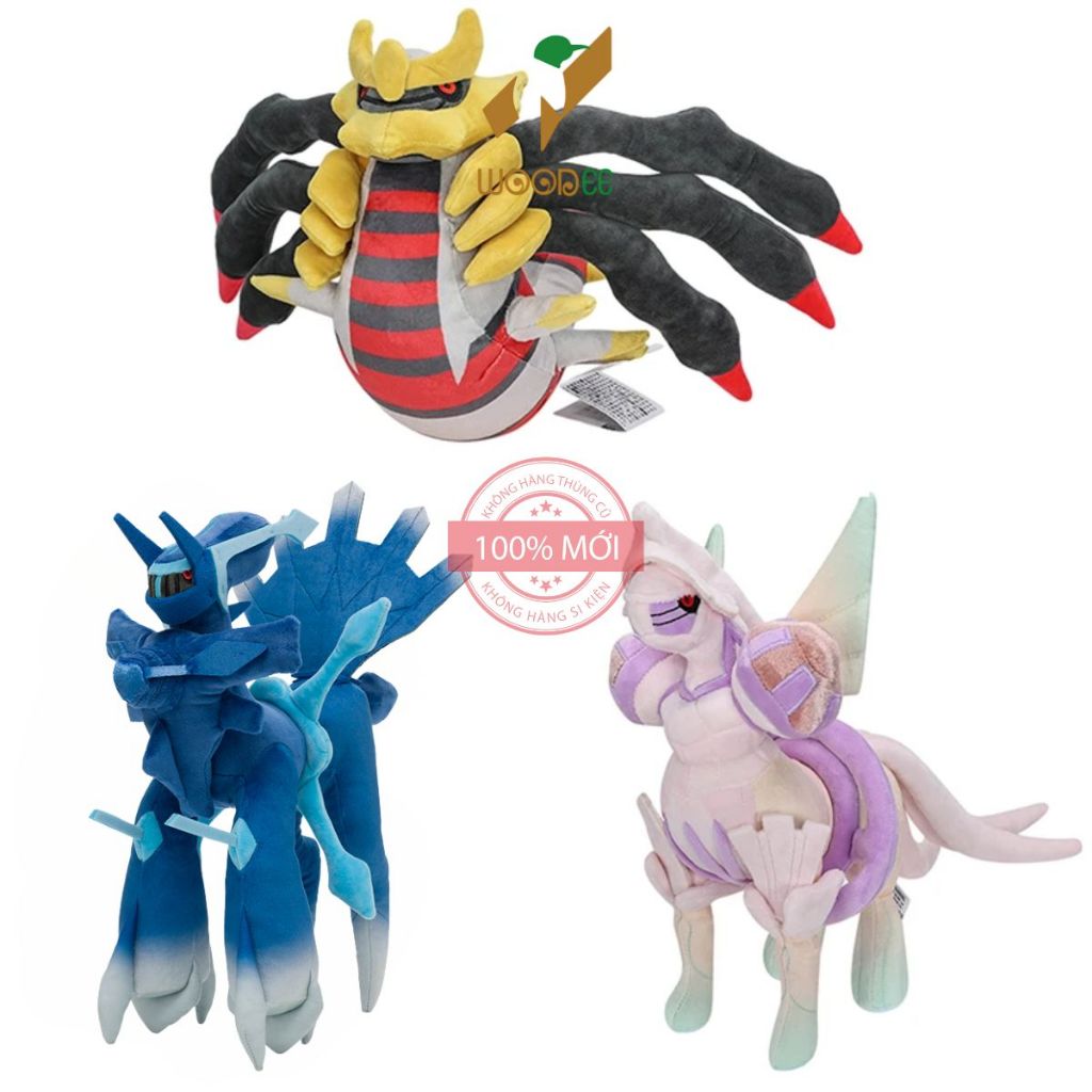 Gấu bông thú nhồi bông pokemon thần sáng tạo Arceus, Dialga, Palkia, Giratina