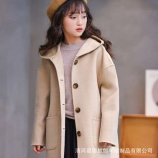  Áo khoác dạ giữ ấm cho bé gái 12-42kg 