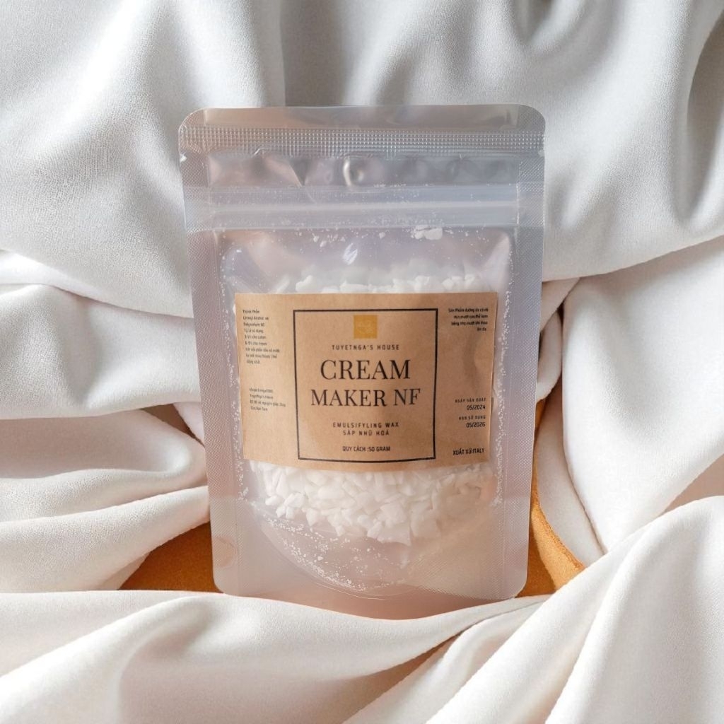 (100G)Sáp Nhũ Hoá Cream Maker NF(emusifying Wax)