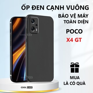 Ốp lưng TPU đen Poco X4 GT cạnh vuông, bảo vệ máy toàn diện-Cool Case