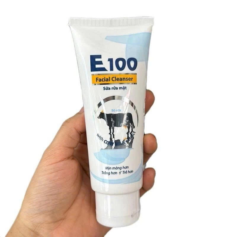 Combo 6 tuýp sữa rửa mặt e100 con bò 50ml (chuẩn hàng E100)