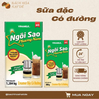  Sữa Đặc Có Đường Ngôi Sao Phương Nam Xanh Lá Hộp Giấy 