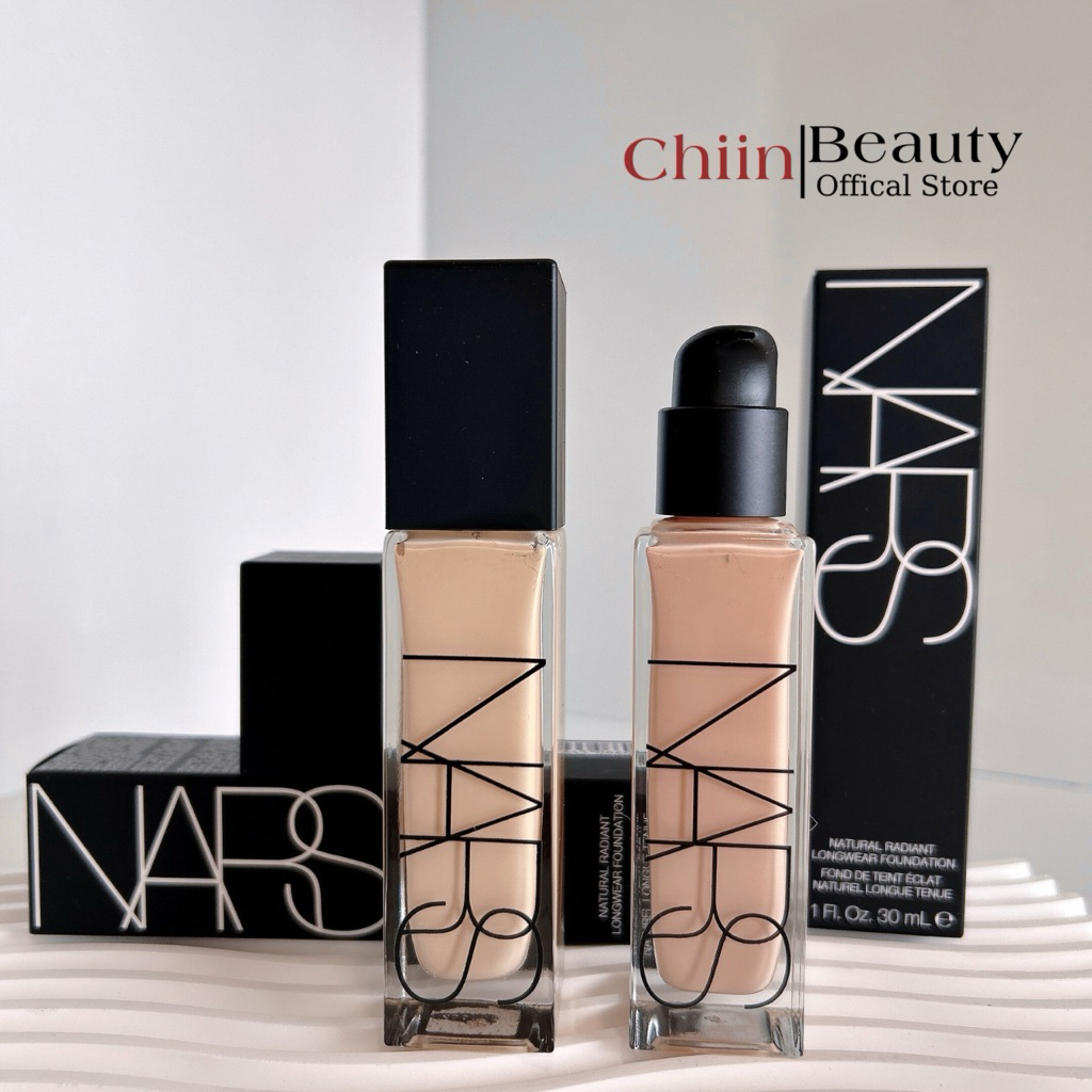 Kem nền NARS Natural Radiant Longwear Foundation chai cao màu L0, L1, L2, L3