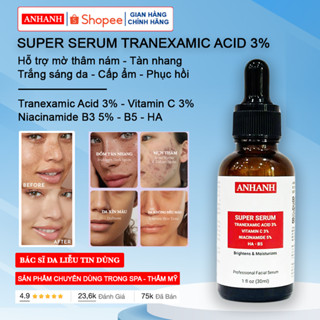 Super Serum Niacinamide B3 + B5 + HA + Vitamin C Phục hồi, trắng sáng da ANHANH