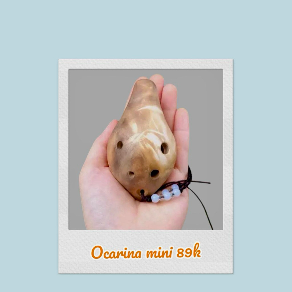 Ocarina 6 lỗ | Chất liệu gốm | Dễ chơi và có kèm hướng dẫn