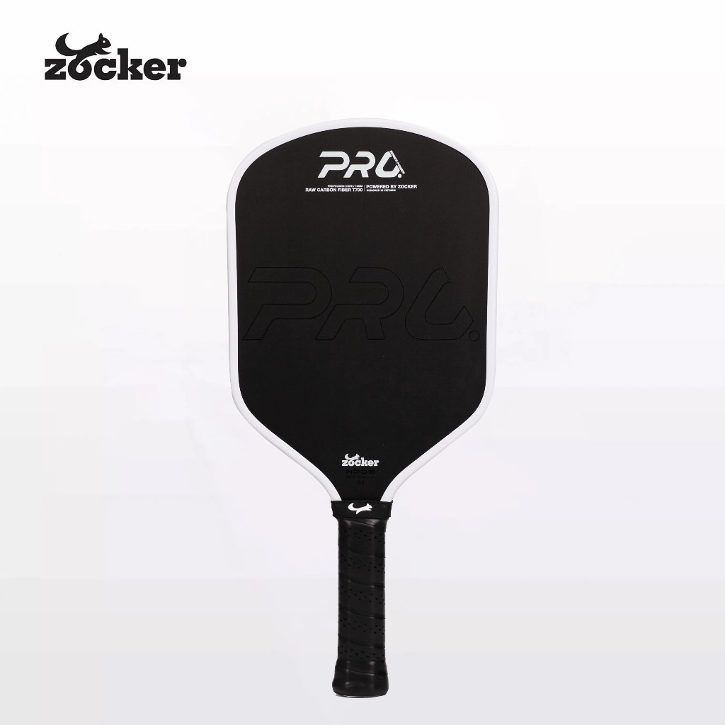 Vợt Pickleball Zocker HP06 Pro Series Power - Trắng