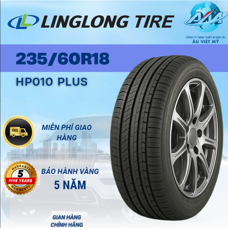 Lốp Xe Ô Tô Linglong 235/60R18 HP010 PLUS – Nhập Khẩu –  Mazda CX5,Honda CR-V, Hyundai SantaFe,..sử 