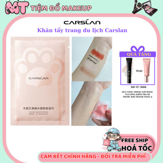 Khăn Tẩy Trang Carslan du lịch Làm Sạch Sâu Nhẹ Nhàng cho an toàn kể cả da nhạy cảm| MT MAKEUP STORE