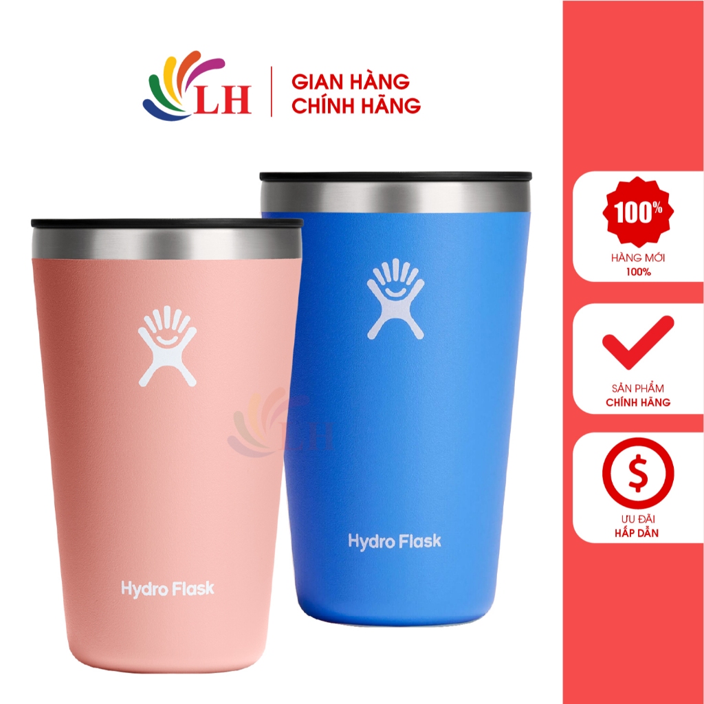 Ly giữ nhiệt nóng lạnh Hydro Flask Around Tumbler Press-In Lid 16 OZ/473ml - Hàng chính hãng