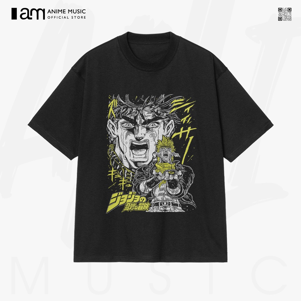 Áo thun Unisex JoJo's Bizarre Adventure Joseph Joestar Digital Art Oversized 100% Cotton ngắn tay